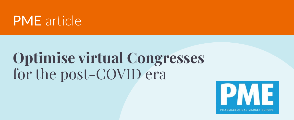 PME article: Optimise virtual congresses for the post-COVID era